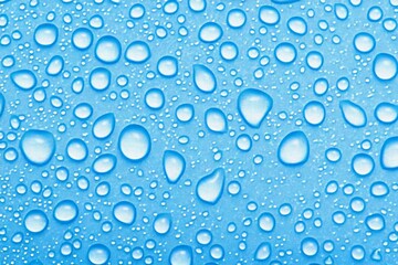 water droplets on a smooth surface