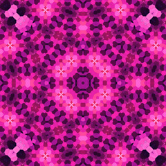 Seamless square pattern. Symmetric pattern texture