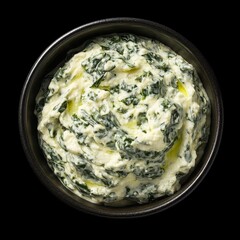 Creamy Spinach Dip in a Bowl