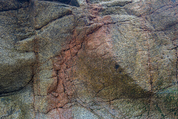 Wall stone nature at the A Coruña beach, perfect for wallpapers, background and home decoration