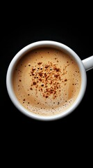 Aromatic Coffee in a White Cup