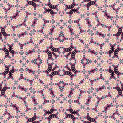 Seamless square pattern. Symmetric pattern texture