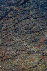 Wall stone nature at the A Coruña beach, perfect for wallpapers, background and home decoration