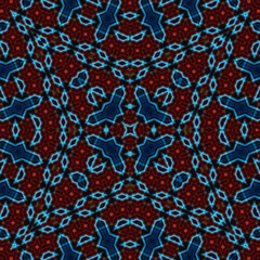 Seamless square pattern. Symmetric pattern texture