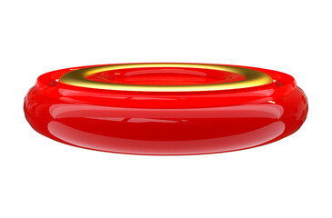 3d render circule panel icon