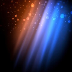 Dynamic Light Beams Background