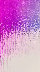Pink, blue, and white bubbles rising, abstract transparent motion blur background for concepts of uplift, imagination, soaring, or mystery