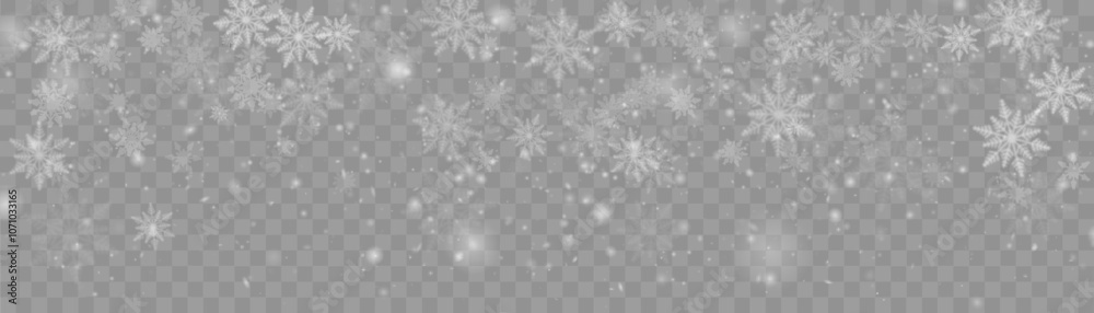 Poster christmas cold blizzard effect with snow. vector texture cold winter wind with snowflakes on transpa
