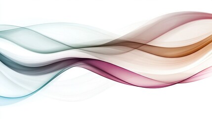 Naklejka premium White and Pink smoke on a white background with a light reflection on the left side