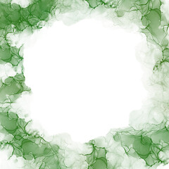 The background is transparent with smoke green