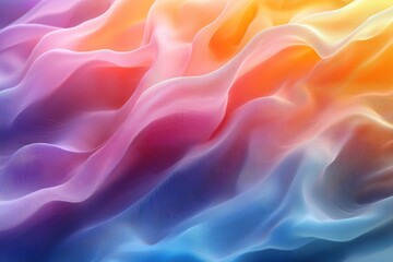 Obraz premium Abstract Wavy Pattern with Gradient Colors