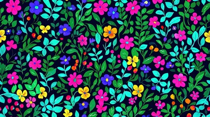  red, yellow, blue, pink