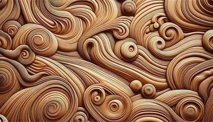 Organic Waves wood backgroud