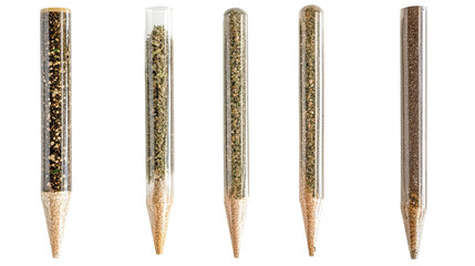 Obraz premium Collection of Marijuana Blunts Displayed on a Transparent Background Generative AI