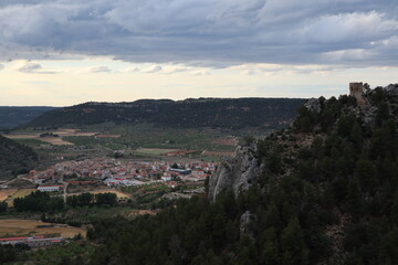 Obraz premium Vista de Fuentespalda, Matarraña, Teruel
