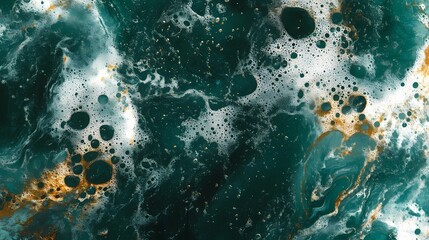 Abstract arrangement of transparent bubbles, soft colors blending harmoniously, capturing light reflections to evoke an ethereal, magical aesthetic for unique backgrounds