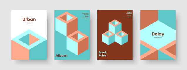 Modern Book Cover Design. Geometric Background Layout. Isolated Flyer Template. Poster. Business Presentation. Brochure. Banner. Report. Advertising. Journal. Catalog. Magazine. Newsletter