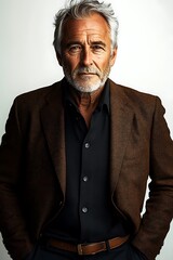 Fototapeta premium Handsome businessman dressed in an official suit portrait