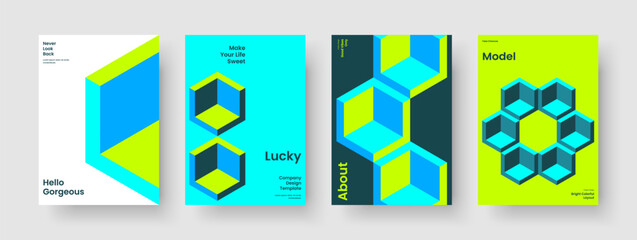 Fototapeta premium Abstract Book Cover Design. Creative Background Template. Isolated Report Layout. Business Presentation. Flyer. Brochure. Poster. Banner. Notebook. Magazine. Portfolio. Journal. Catalog. Newsletter