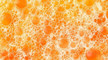 Abstract bubble-filled background with rainbow colors refracting through transparent orbs, forming a complex and visually striking pattern of light and reflections