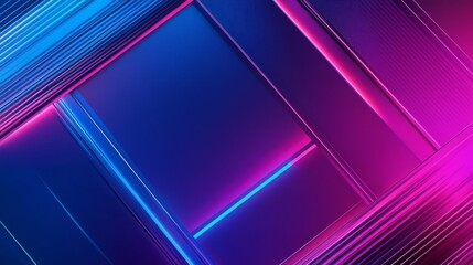 Tech-inspired colors like blue and neon background, 16:9