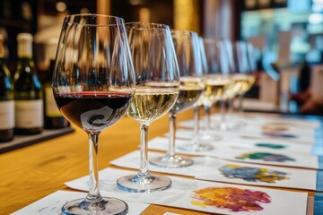 Art and Painting Workshop with Wine Colors