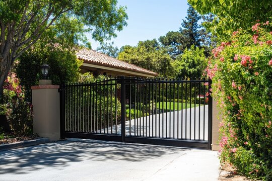 Attaching steel gear racks to the gate final step before installing an automated operator Expert installation and maintenance of automatic sliding gates