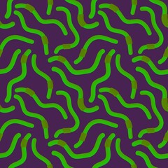 Summer animals seamless warms pattern for wrapping paper and fabrics