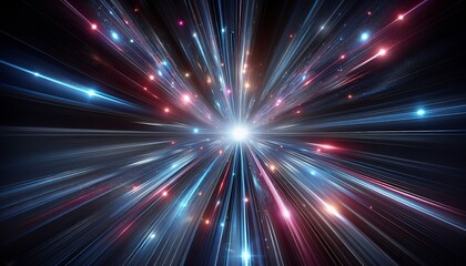 A burst of energy and light, symbolizing creation, innovation, and the power of the universe.