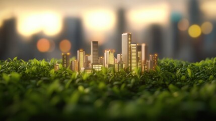 Urban growth exploring the fusion of nature and city life