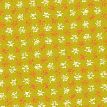 Winter Snowflakes Festive Gift Wrap Winter Holidays Card Yuletide Pattern Kwanzaa Design Hanukkah Happy Holidays Seasons Greetings 1142