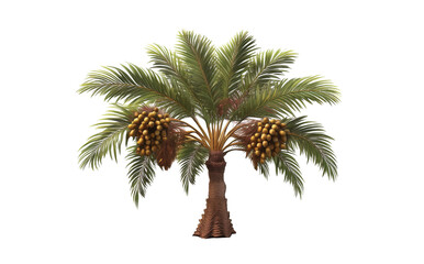 Obraz premium palm tree isolated on white