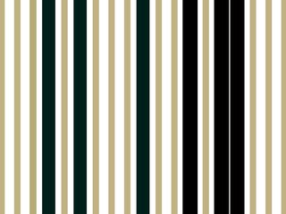 A white background with vertical stripes of black, green, and beige.