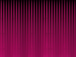 A black background with a row of vertical, pink stripes, creating a striped, abstract design.