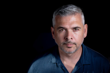 Fototapeta premium Stylish Male mid-50s Alpha key