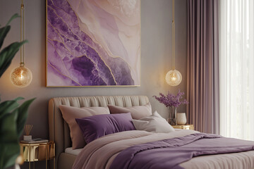Dreamy Amethyst Bedroom