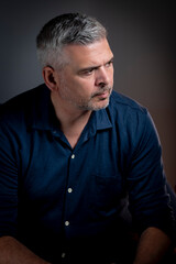 Fototapeta premium Stylish Male mid-50s