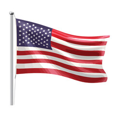 Obraz premium Japan American Flag Vector Illustration Isolated