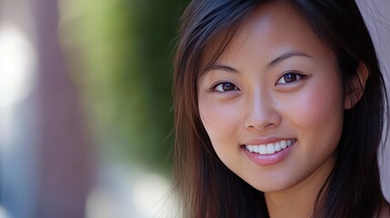 Fototapeta premium Smiling Woman Portrait.