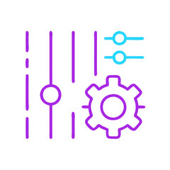 Obraz premium settings gear