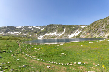 Rila Mountain near The Seven Rila Lakes, Bulgaria