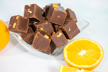 Chocolate orange fudge