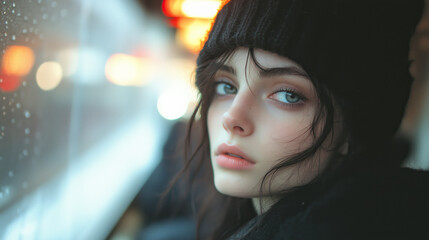 hrough the Window: A Glimpse of Urban Melancholy