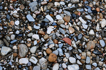 natural gravel ground surface texture backdrop