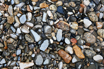 natural gravel ground surface texture backdrop