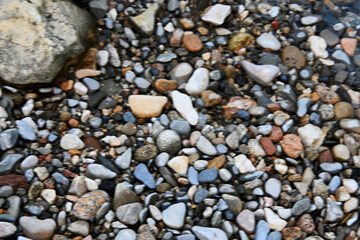 natural gravel ground surface texture backdrop
