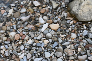 natural gravel ground surface texture backdrop