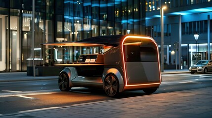 Fototapeta premium The Next Frontier: Newspaper Analysis on the Future of Mobility Solutions