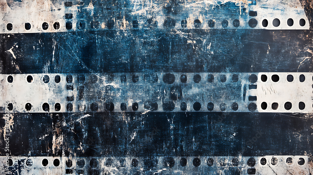 Poster old dirty scratched film scan for textures and overlays design with scratches, abstract image of an 