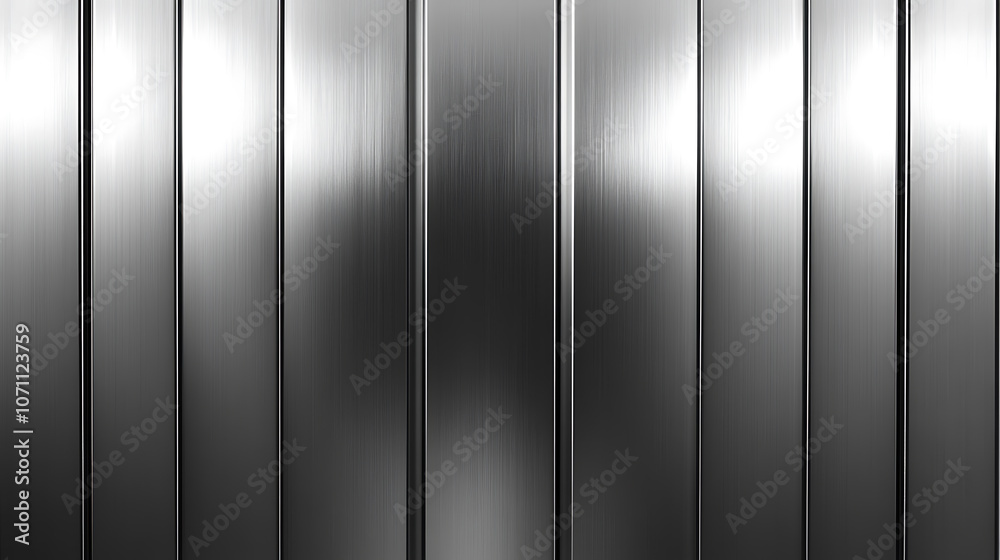 Poster stainless steel texture with vertical lines pattern for background image